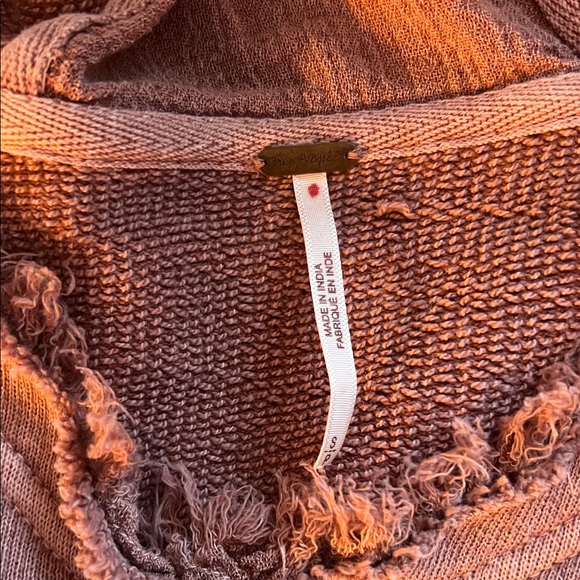 Free People Pink Ruffled Sweater - Picture 2 of 3